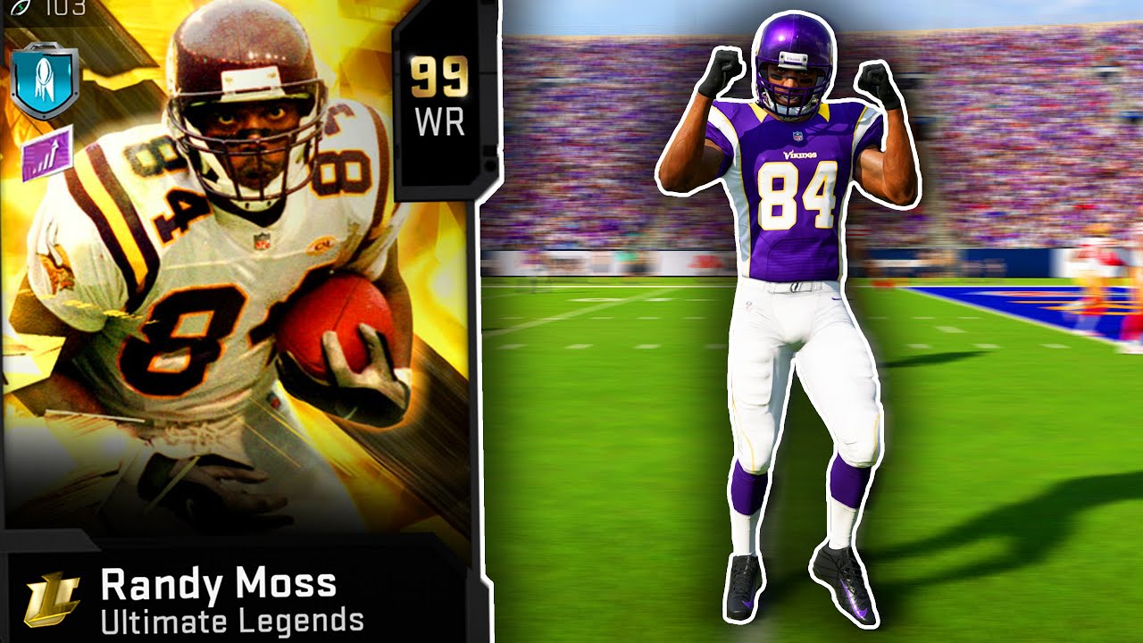 ULTIMATE LEGEND RANDY MOSS BROKE THE GAME - Madden 20 Ultimate Team
