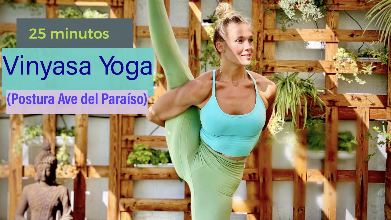 Vinyasa  Yoga. Postura Ave del Paraíso