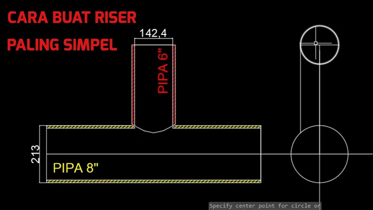 cara membuat riser pipa
