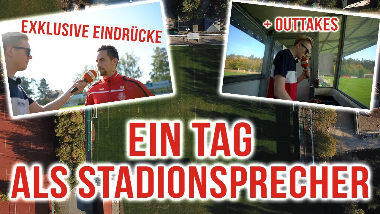 EIN TAG ALS STADIONSPRECHER