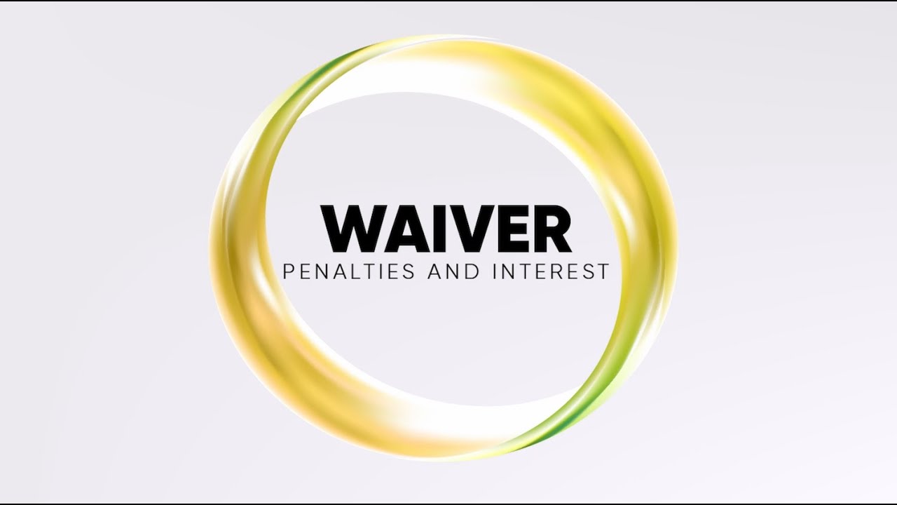 How to access and utilize the Tax Waiver | #Taxwaiver