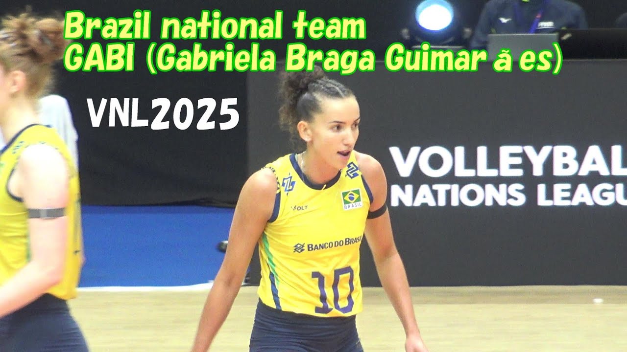 ブラジルのエース【 GABI 】が日本にやって来た!　2025VNL千葉大会