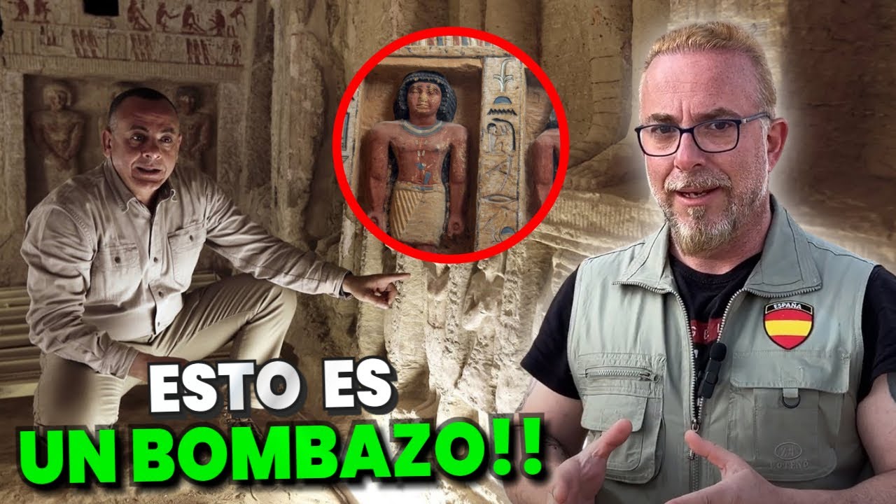 😱 ARQUE&Oacute;LOGOS ABREN UNA TUMBA INTACTA EN SAQQARA Egipto Historia