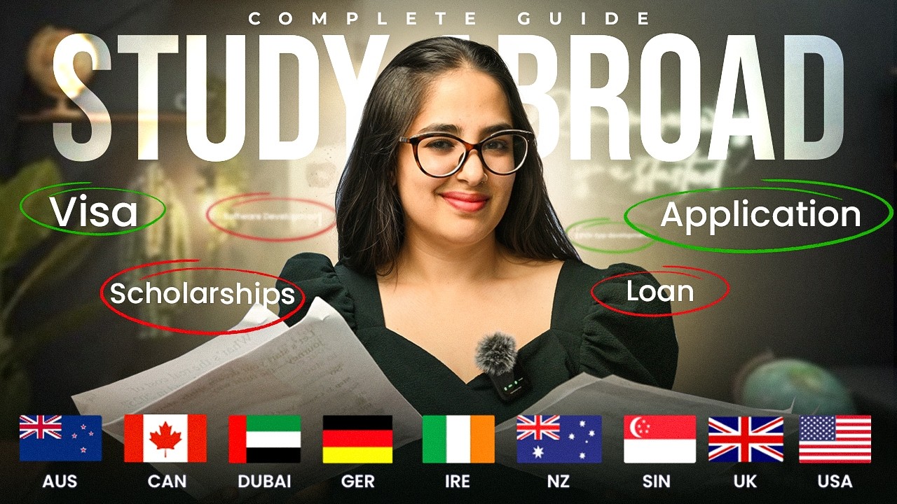 How to Study Abroad in 2025-26 | Full Breakdown: Courses, Cost, Visa, Scholarships & Best Country