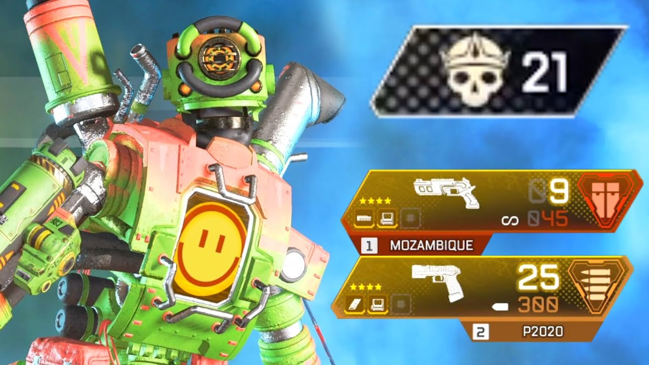 Совершить 20 убийств с помощью первоапрельских орудий в Apex Legends