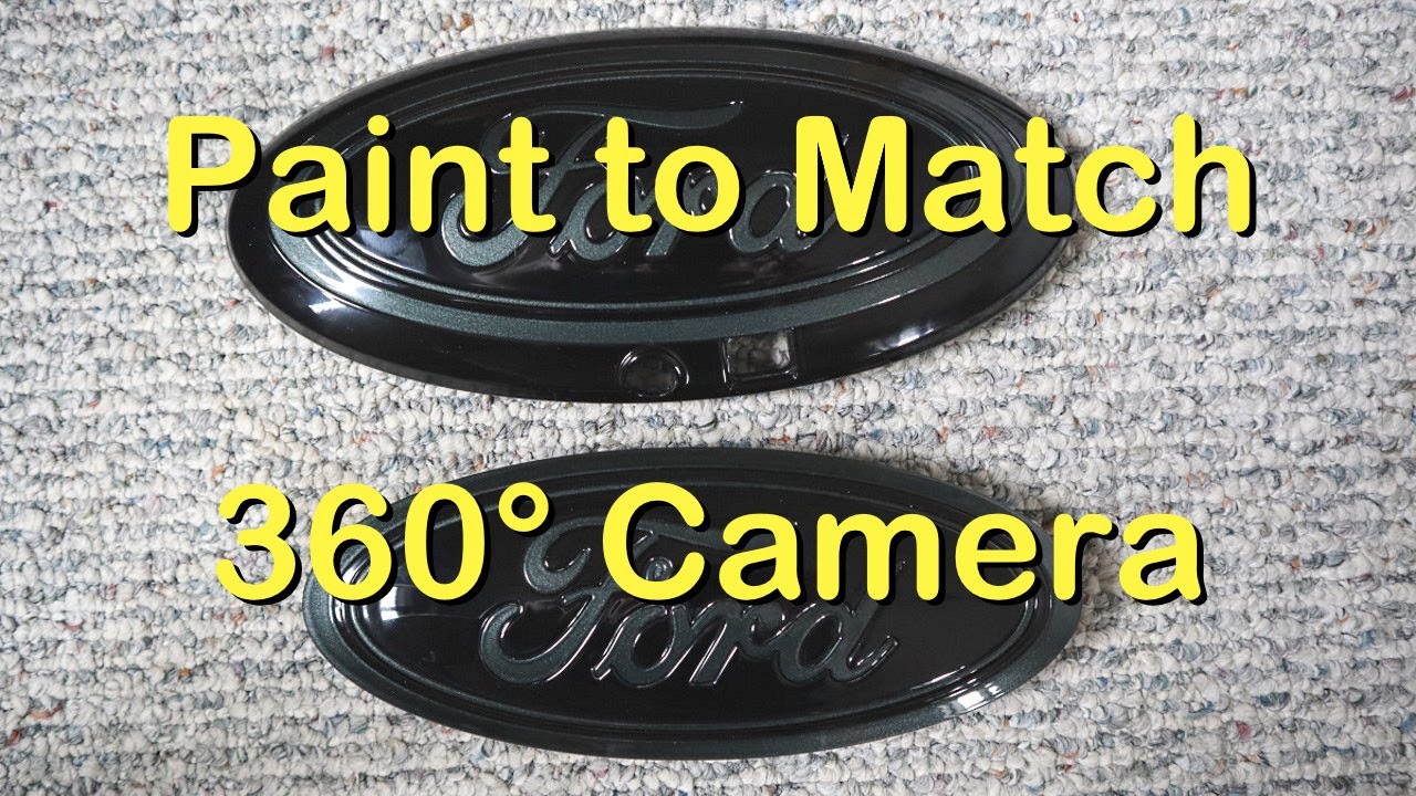 F150 Paint To Match Ford Emblems & 360 Degree Camera Install Part 1