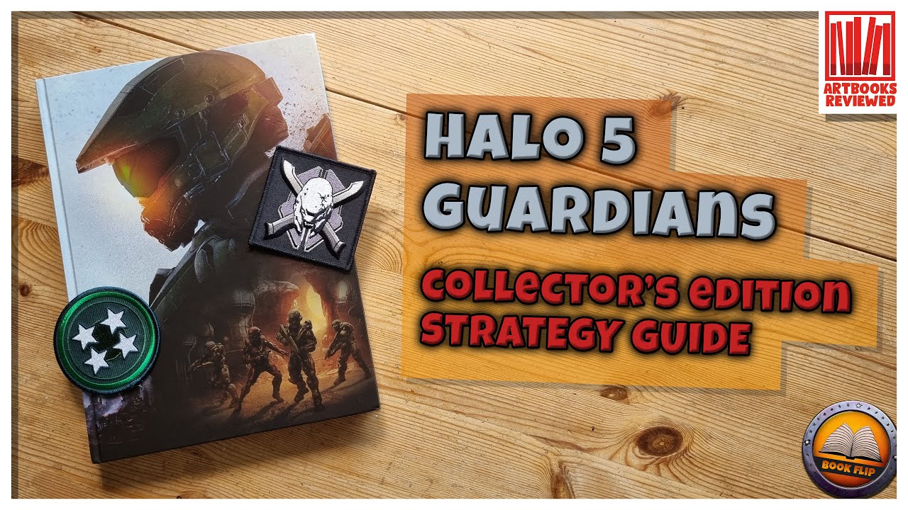 Halo 5 Guardians Collector's Edition Strategy Guide Flip-Through! (978-0744016291)