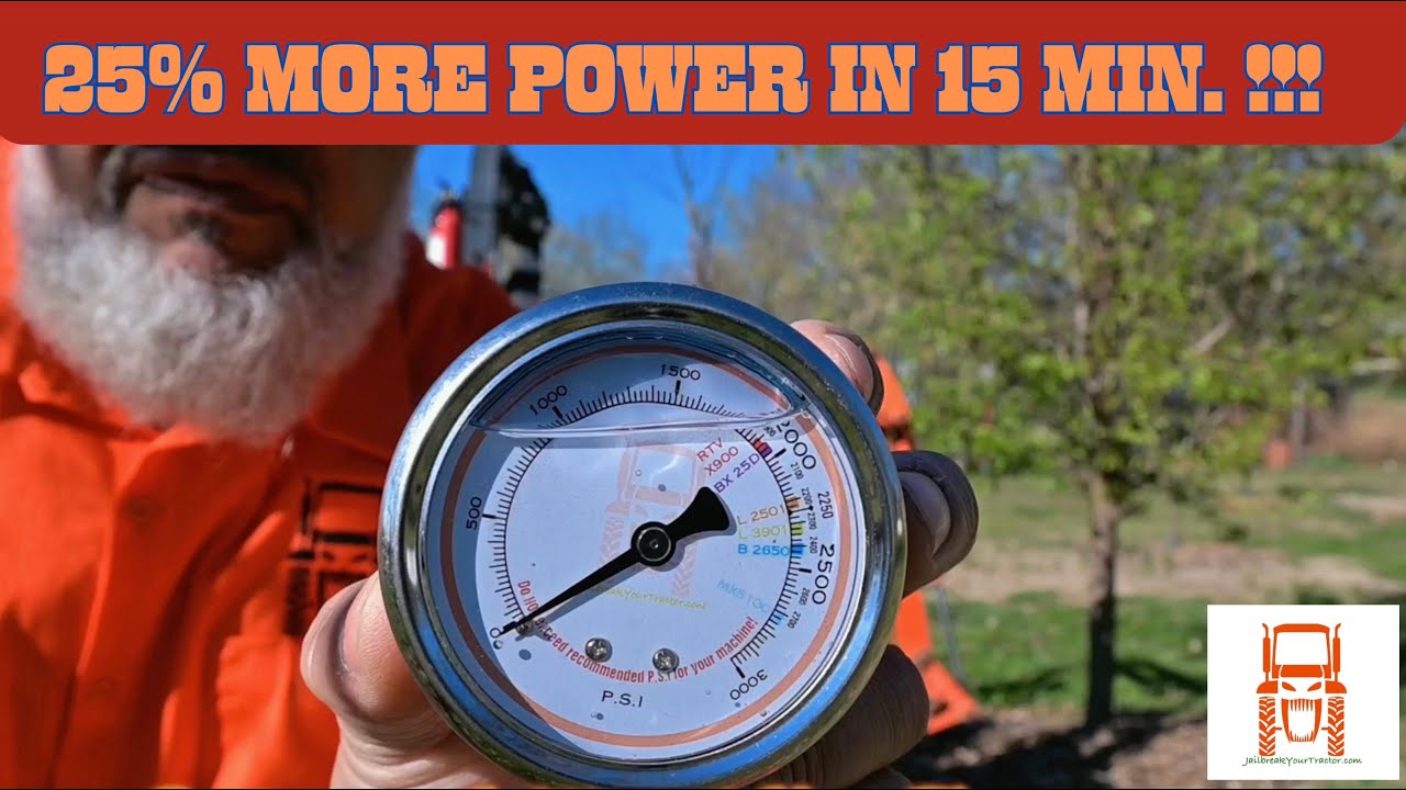 Увеличение мощности вашего трактора Kubota на 25% всего за 15 минут!! #kubota #shims #hydraulic #...