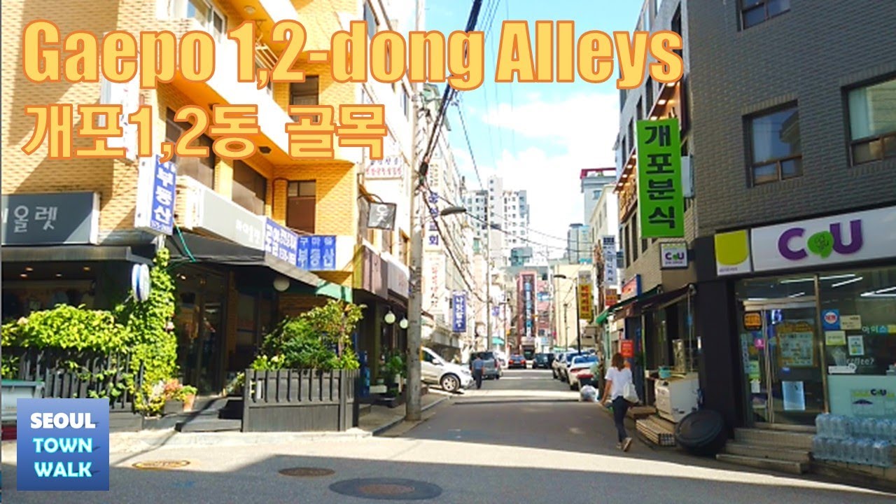 【4K】Seoul Walk - Gaepo 1,2-dong Alleys┃서울 개포동(1,2동) 골목 걷기 [강남구2┃Gangnam-gu2] {One Take} 3(2)-22