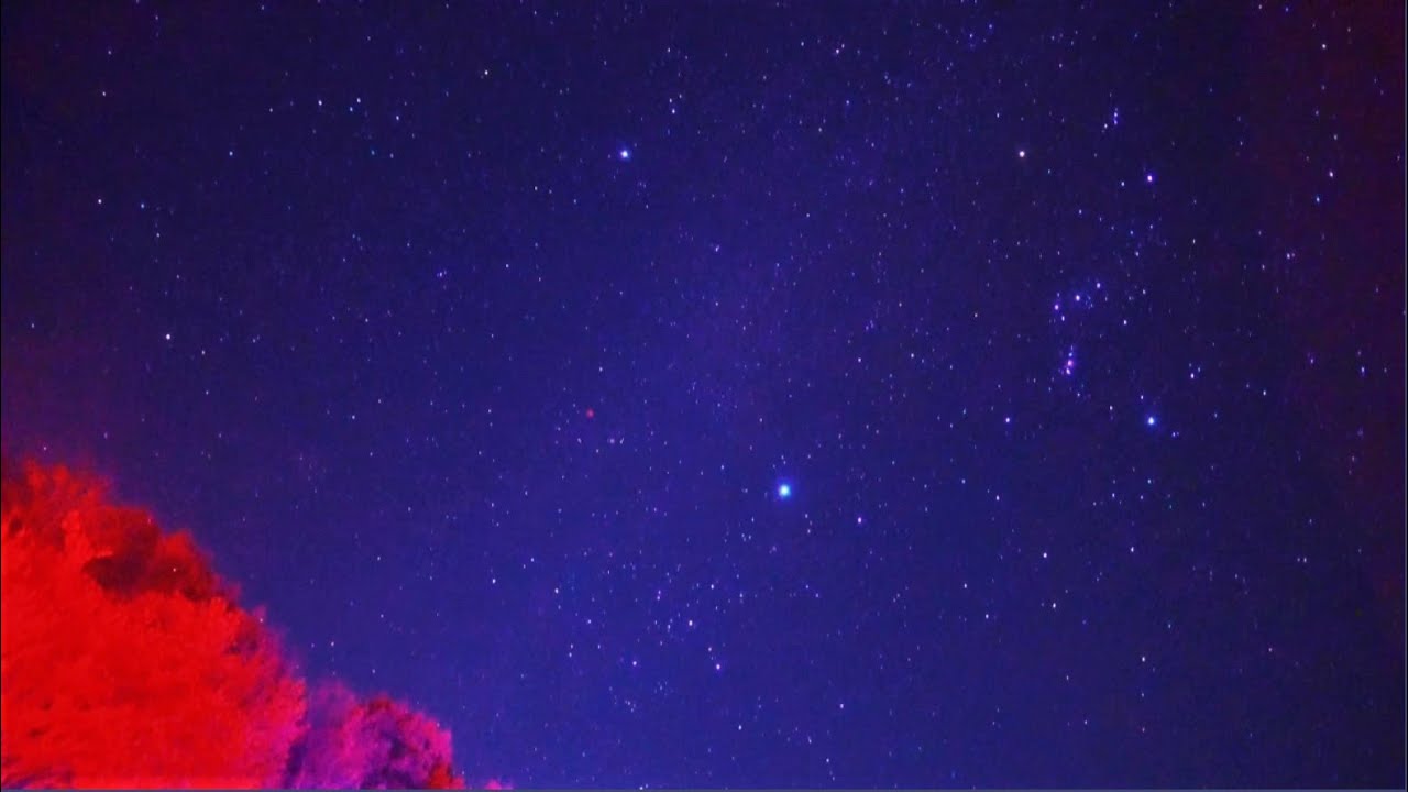 八ヶ岳高原大橋の星空（SONYα7SⅢリアルタイム動画）