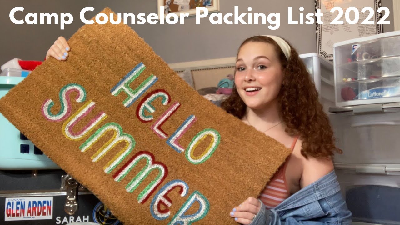 Camp Counselor Packing List 2022