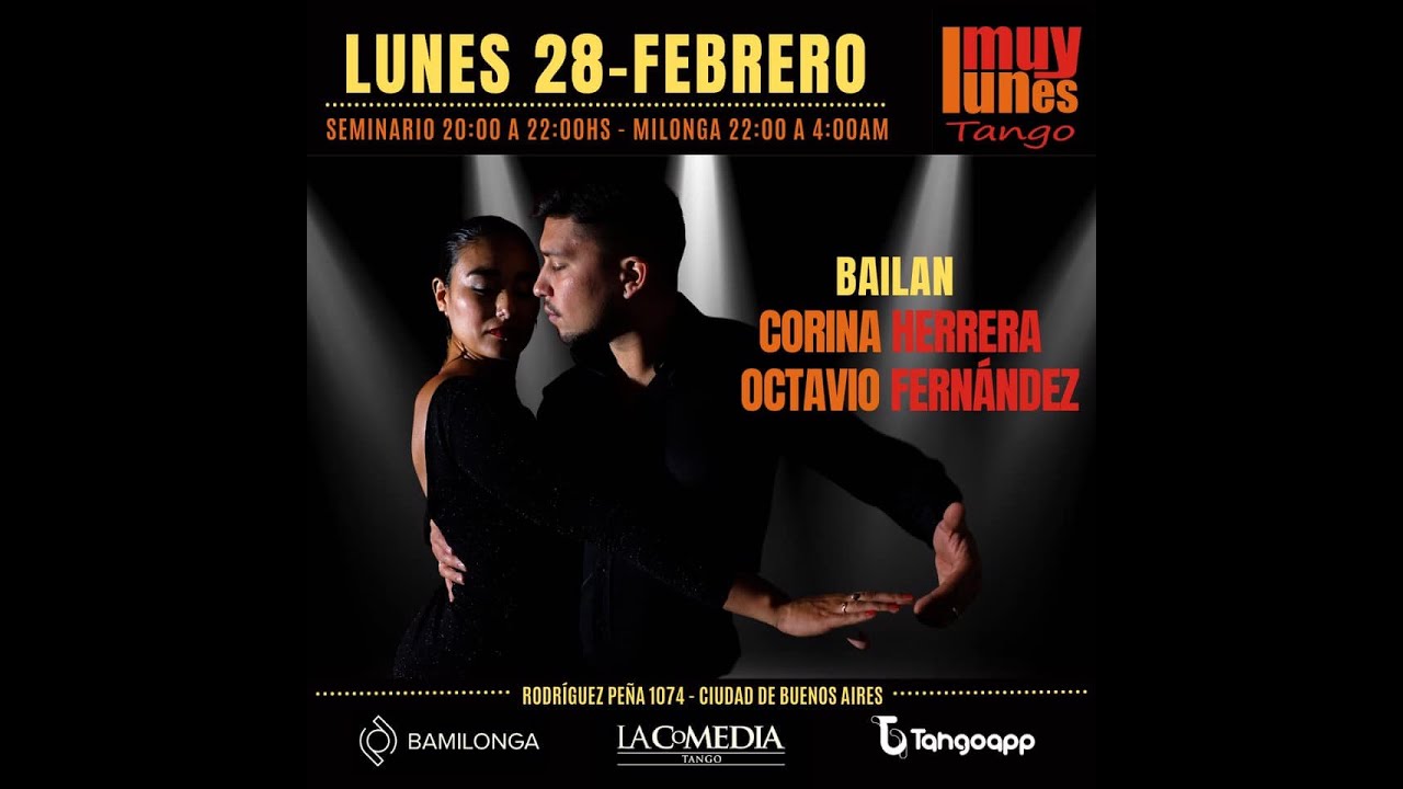 Corina Herrera y Octavio Fernández - Esta noche al pasar - Muy Lunes Tango