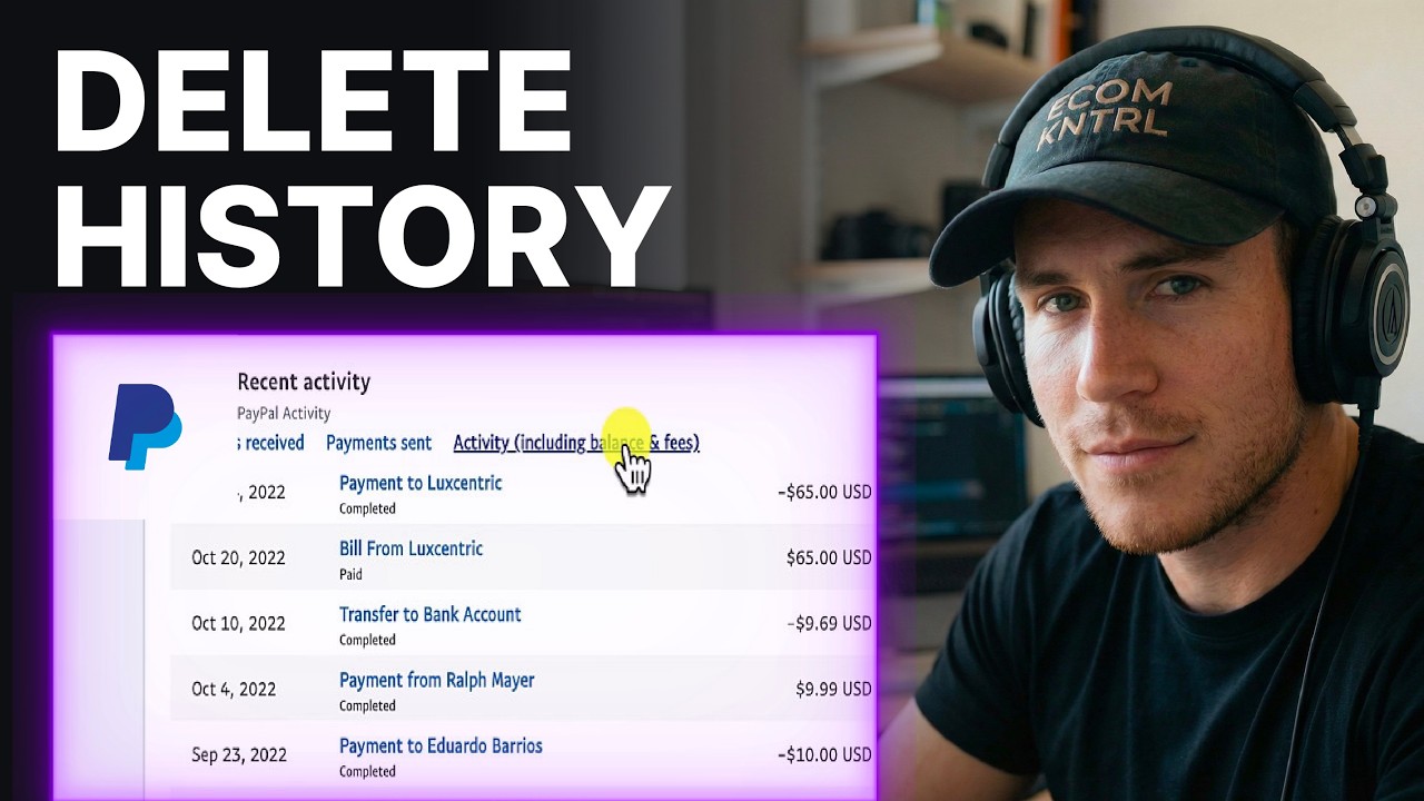 How To Delete Transaction History In PayPal (2026) | Account Activity