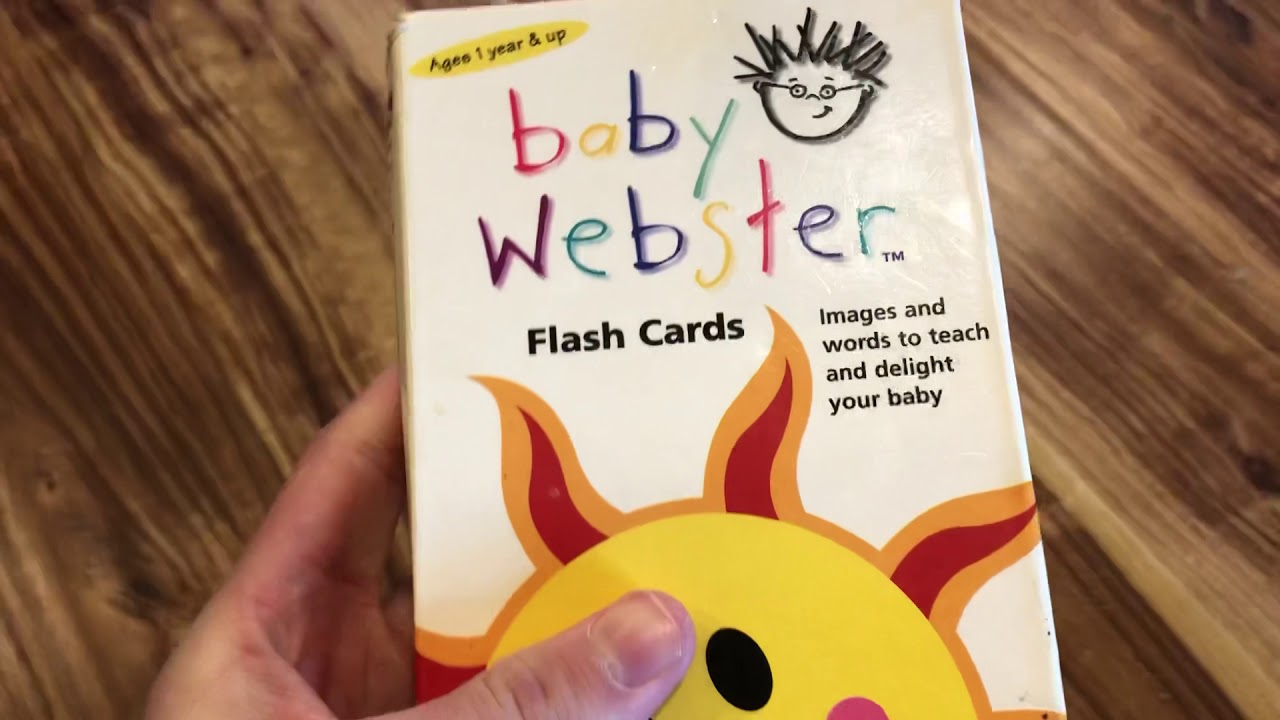 Baby Webster Flash Cards Review