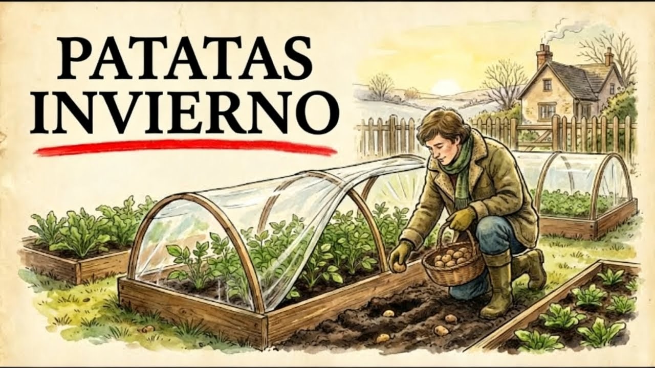 Planta patatas tempranas a finales de enero: el cloche triplica tu cosecha