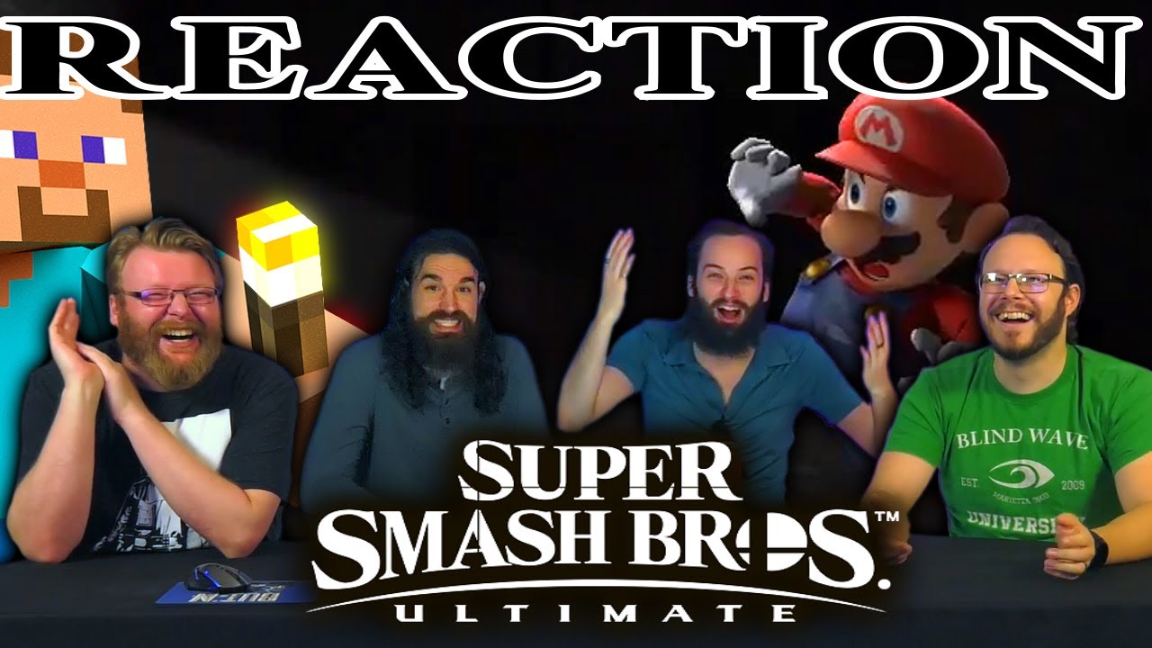 Super Smash Bros. Ultimate – Minecraft DLC Reveal REACTION!!