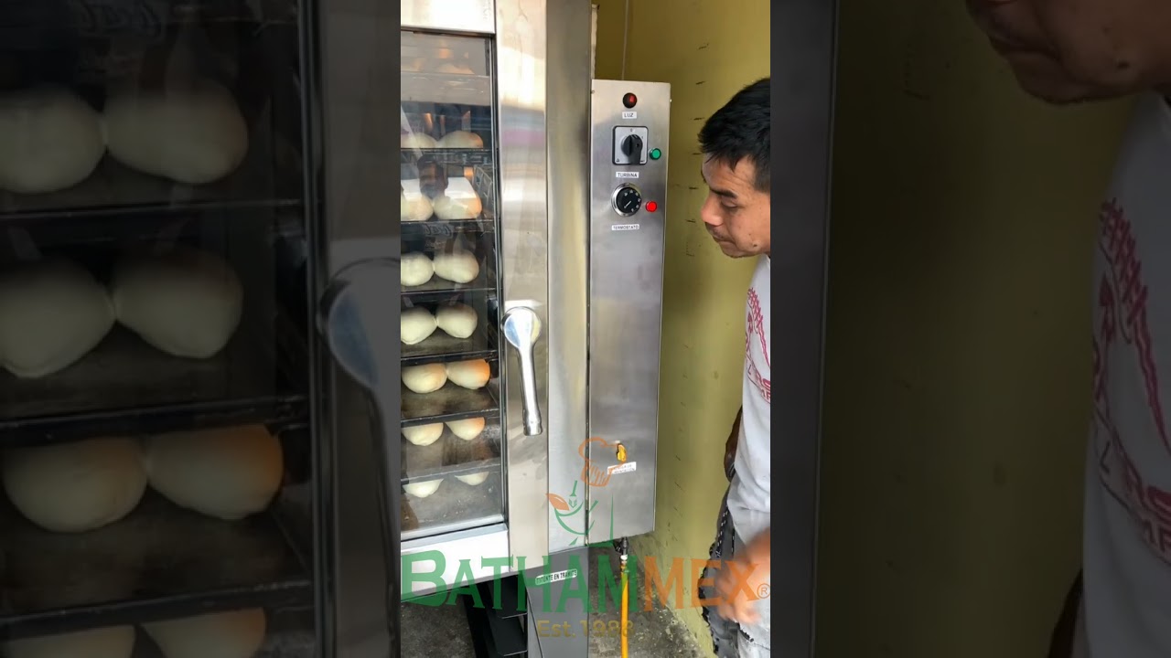 Horno Turbi 8 ch Bathammex horneado SIN precalentado #horno #pan #panaderia #emprendedores #pastel