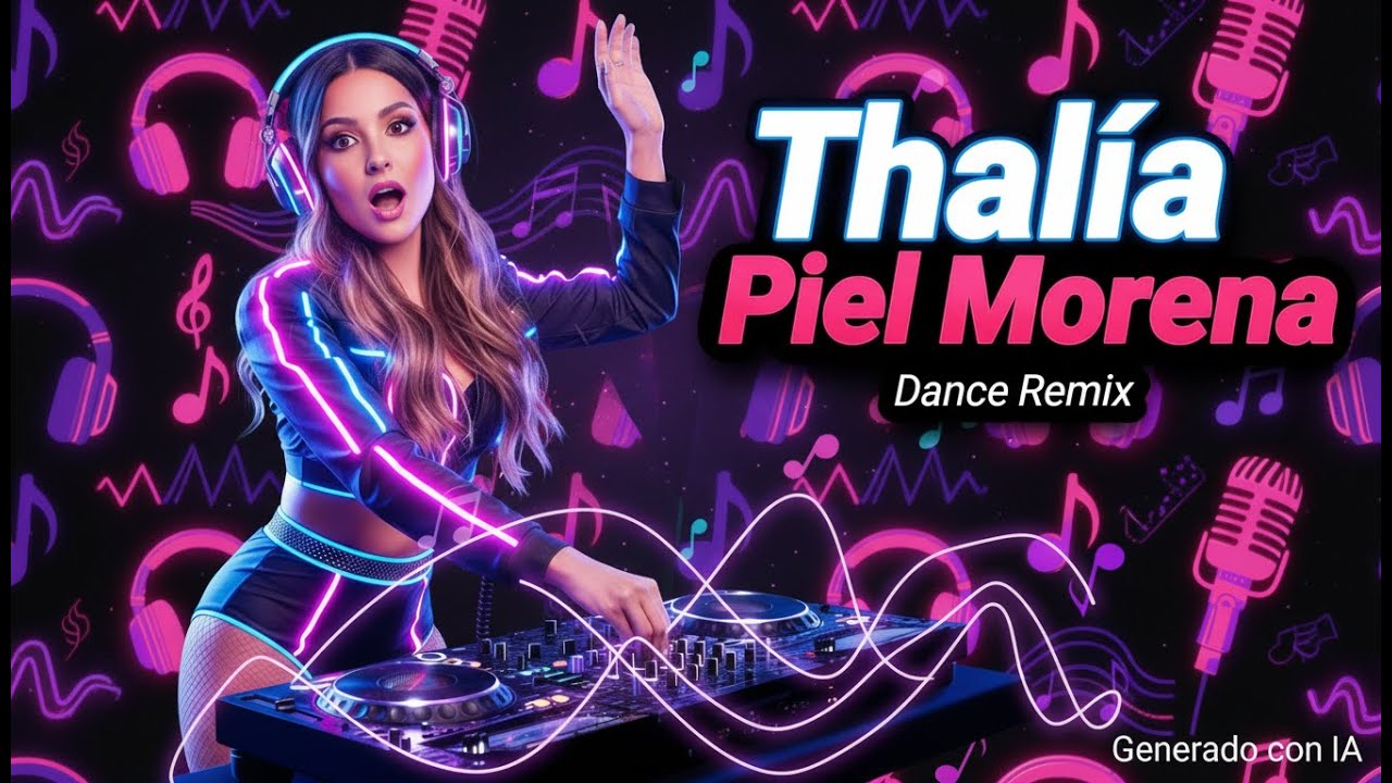 Thalía – Piel Morena | Remix Dance IA latino noventero