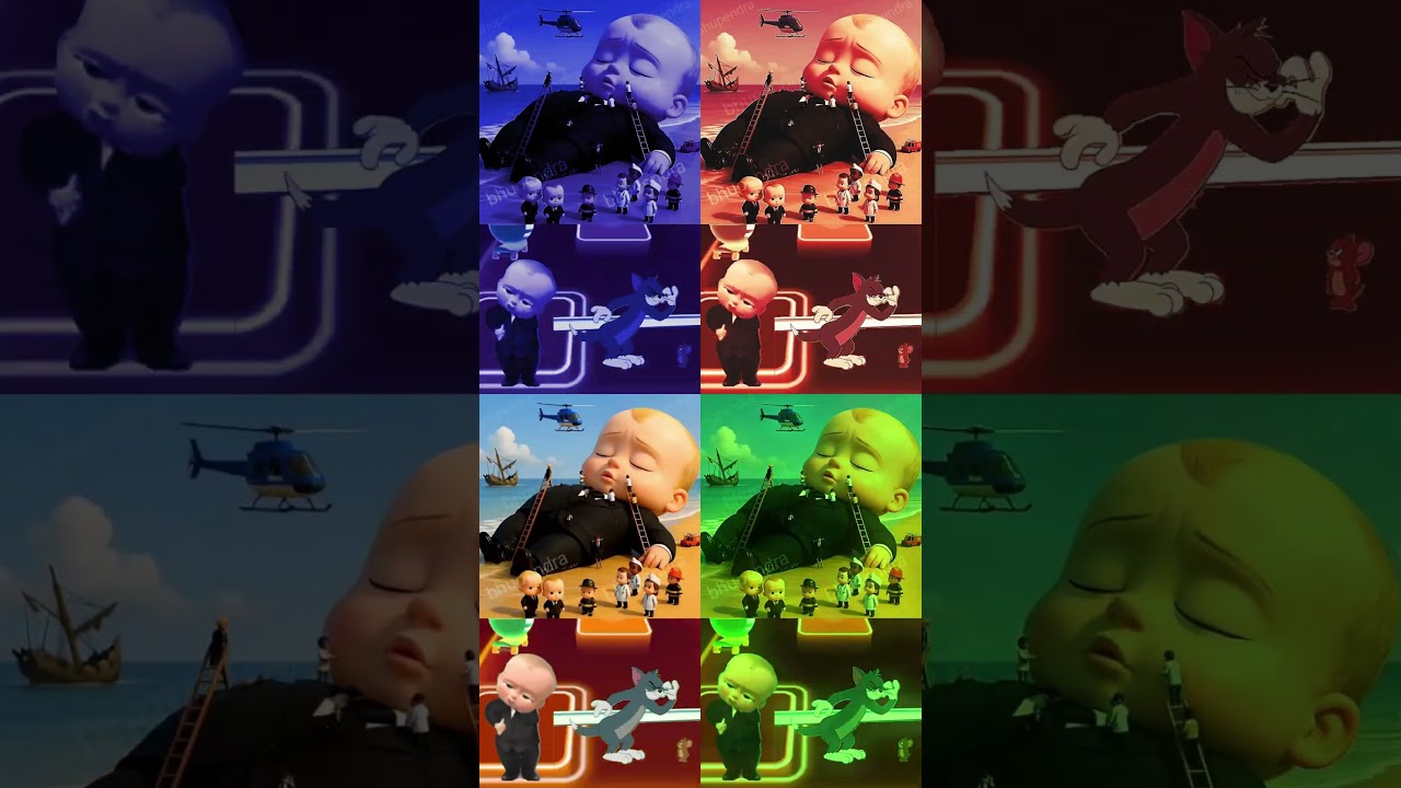 Tom and Jerry Steal Boss Baby's Helicopter 🚁 