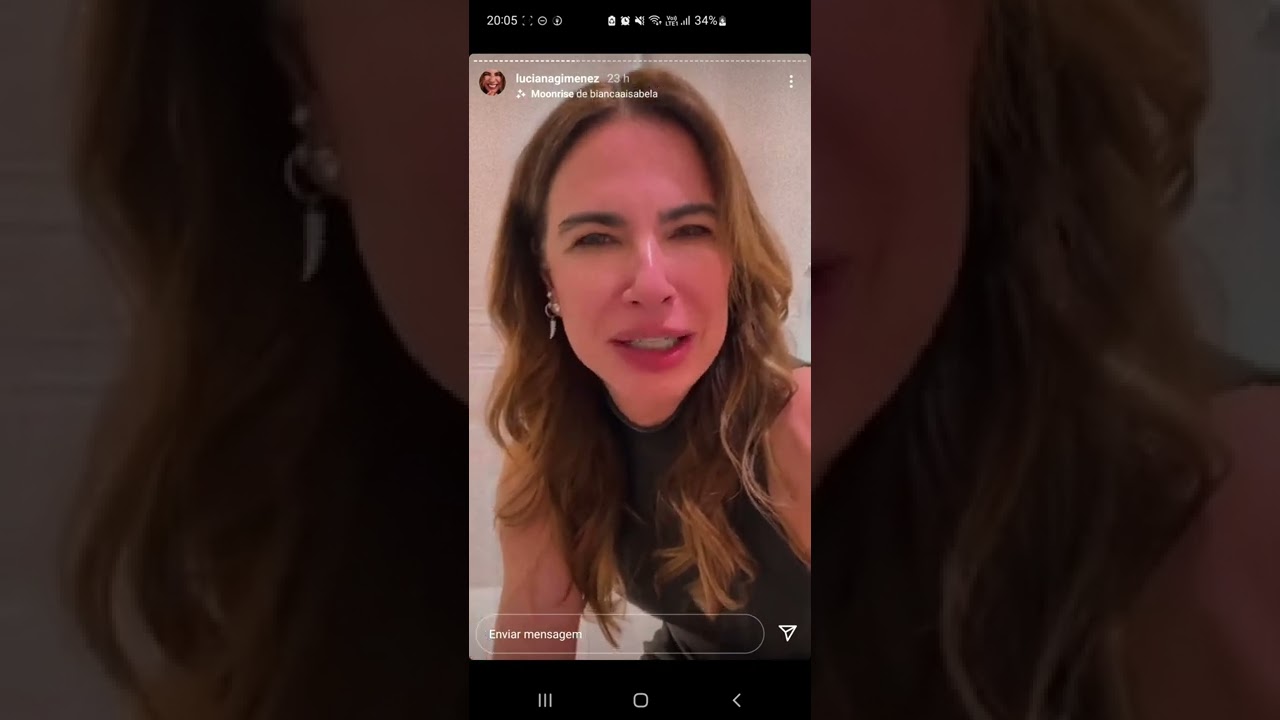 Luciana Gimenez chora morte do pai e alfineta Leo Dias