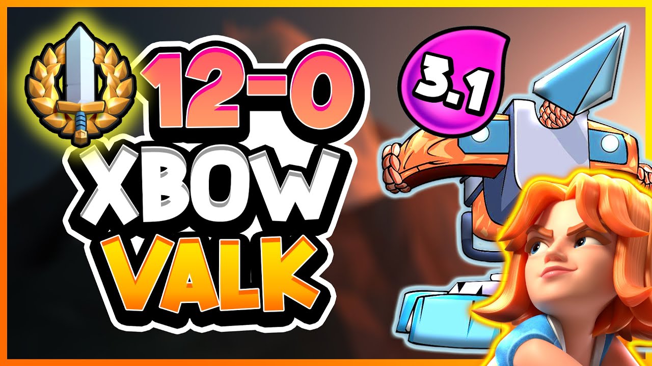 3.1 Xbow Cycle with VALKYRIE! — Clash Royale
