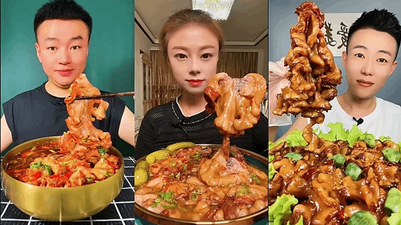 먹방, asmr mukbang | Delicious pork belly , 맛있는 루오시 새우 | Qin - 먹방 #061