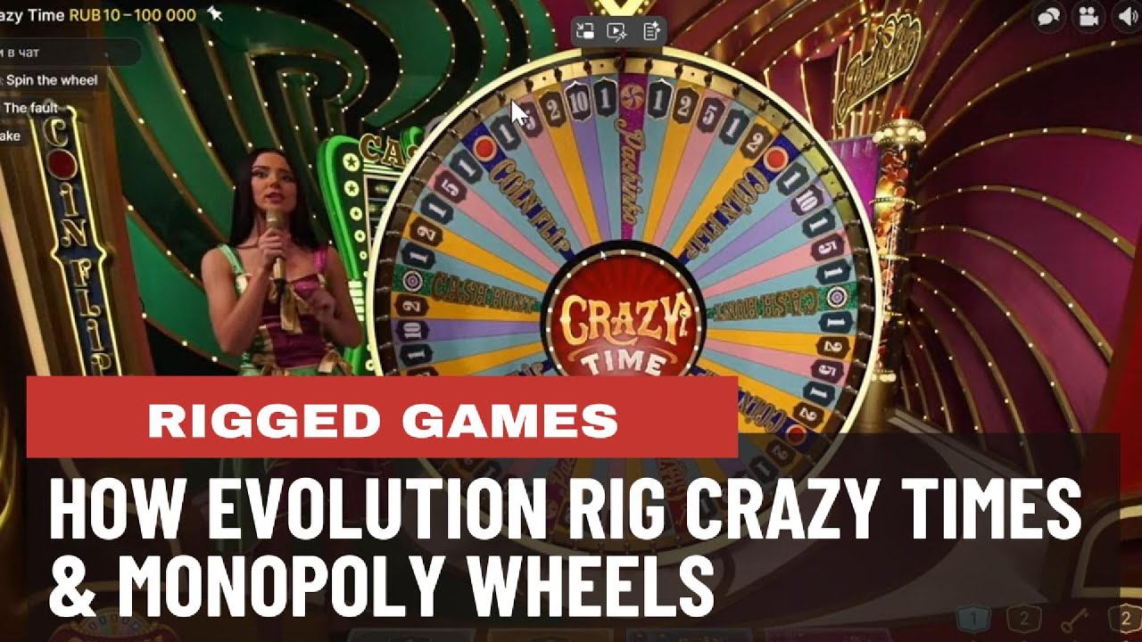 #афераказино - Разоблачение аферы с Crazy Time и Monopoly Wheels | Как Evolution подтасовывает ре...