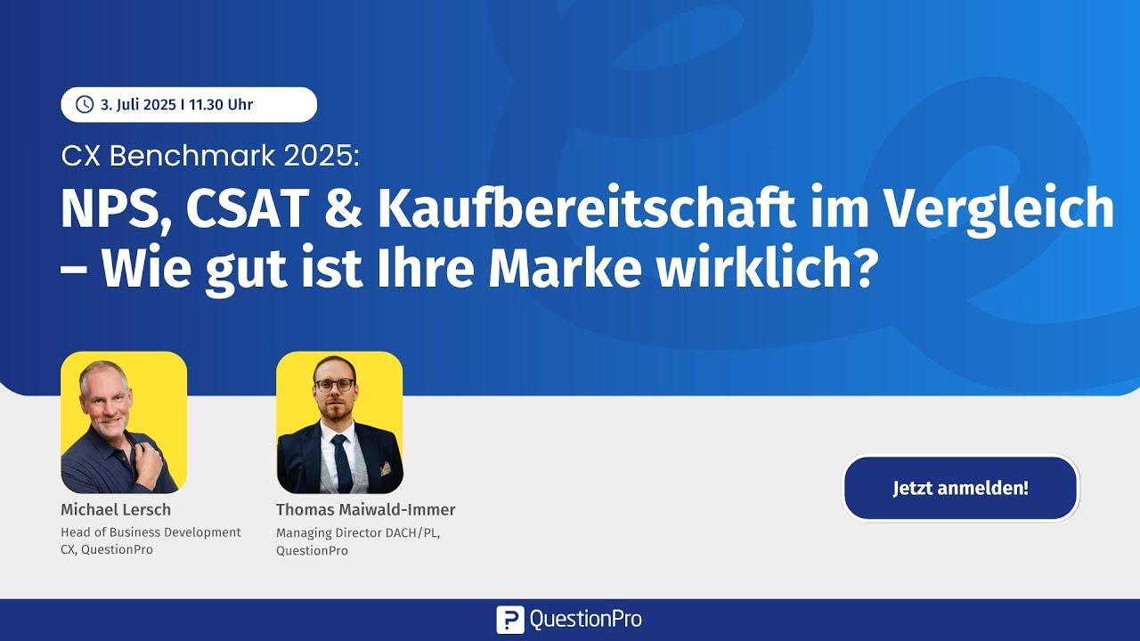 CX Benchmark 2025:  NPS, CSAT & Kaufbereitschaft im Vergleich  - Wie gut ist Ihre Marke wirklich