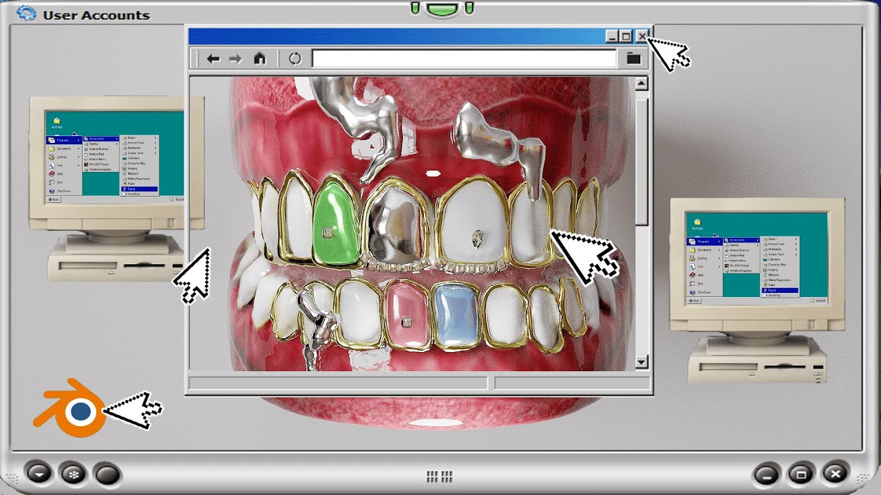 Using AI in your 3D blender designs  | create 3d chrome type grillz