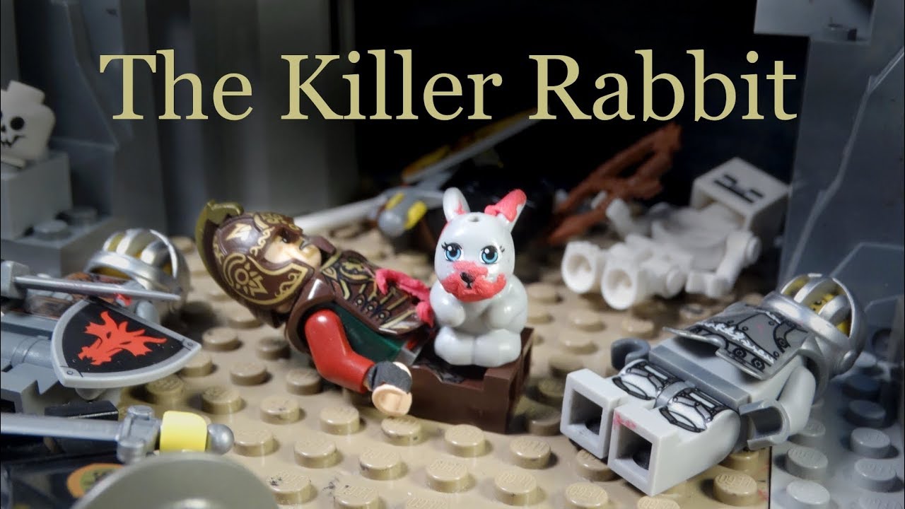 Monty Python and the holy grail: Killer Rabbit Lego stop motion
