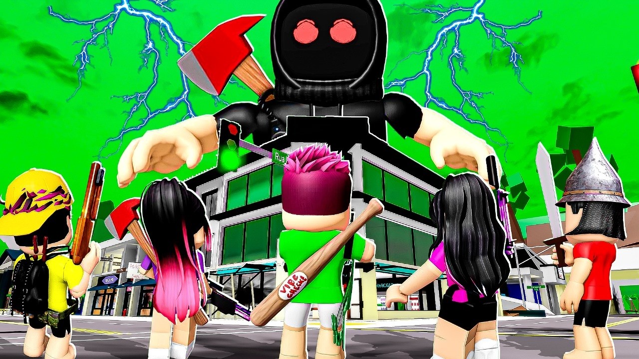 ANA TOYS GAMES E SEUS AMIGOS ENFRENTOU O CONTROLADOR DE ELEMENTOS NO BROOKHAVEN!