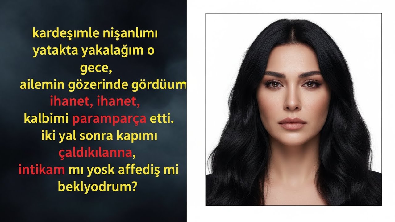 NİŞANLIM KARDEŞİMLE BENİ ALDATTI, AİLEM ONLARI SEÇTİ, İKİ YIL SONRA KAPIMI ÇALDIKLARINDA…
