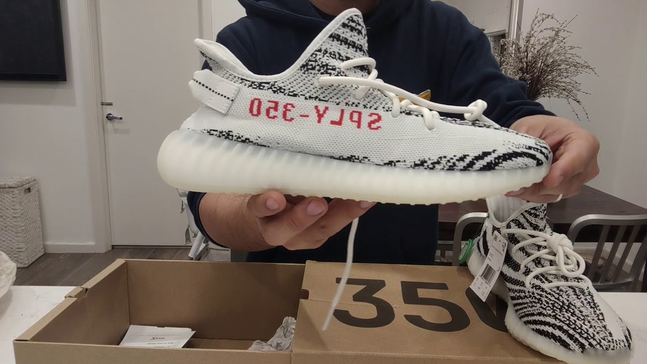 Adidas Yeezy Boost 350 V2 Zebra - Unboxing and On Feet