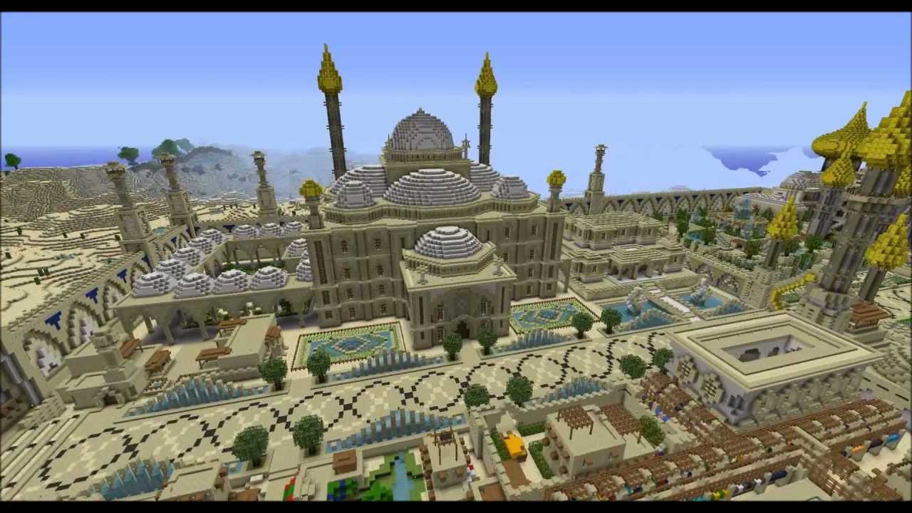Minecraft Timelapse, episode 4 : Djamila, cité orientale