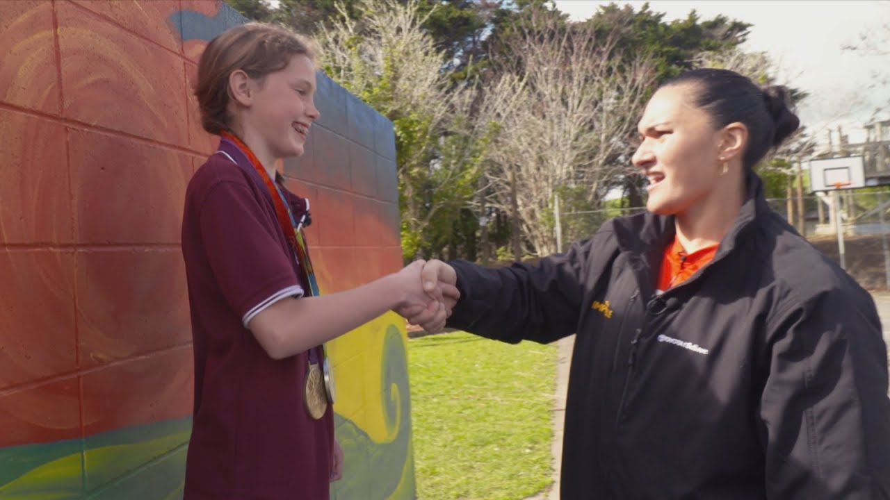 Dame Valerie Adams helps girl from a small Waikato farming community achieve her shotput dreams