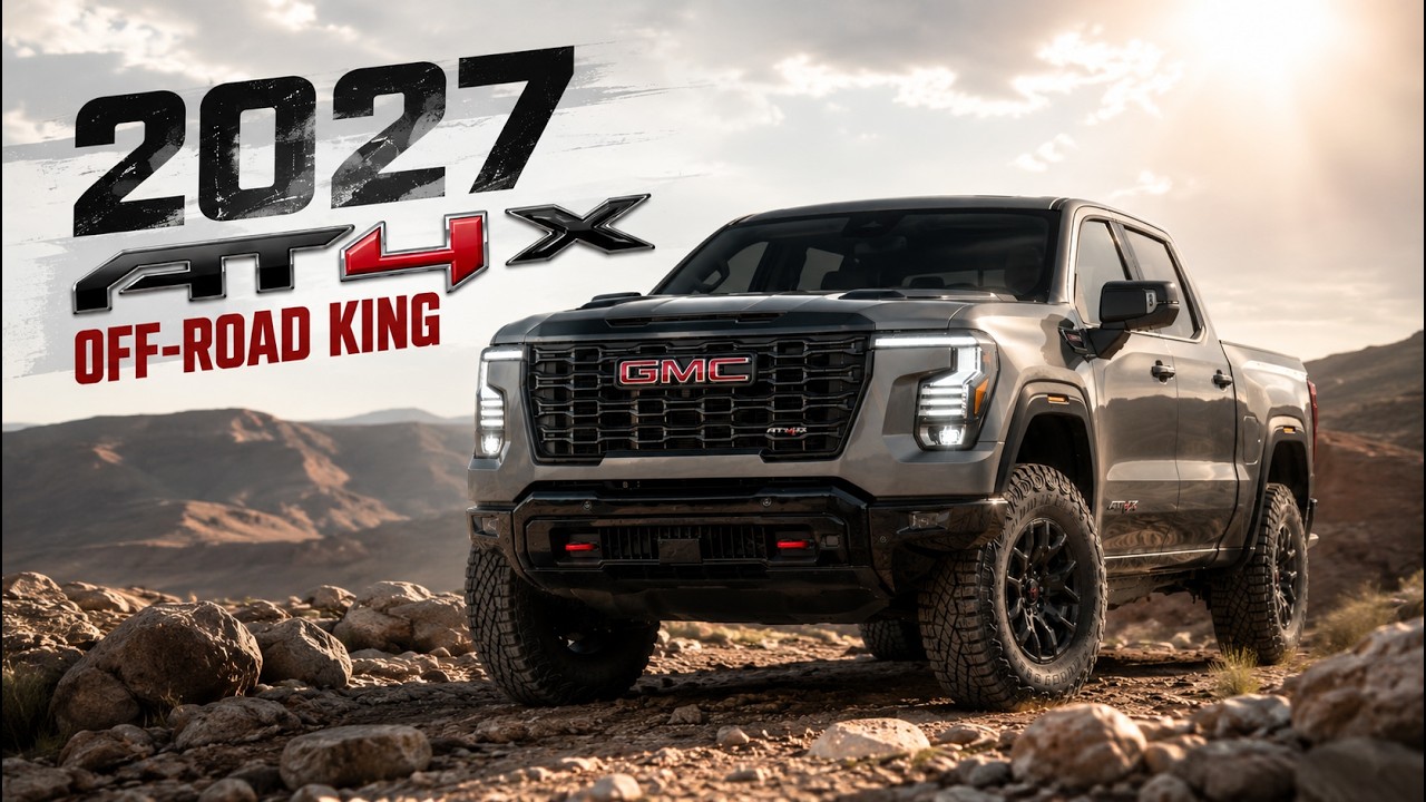 GMC Sierra AT4X 2027: первый взгляд &mdash; еще больше, мощнее и готов ко всему