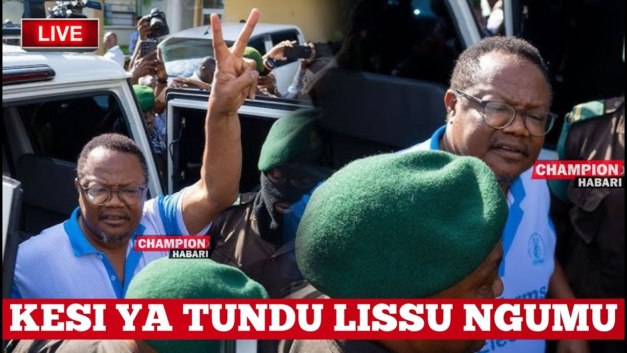 🔴#Live: MAMBO MAGUMU KESI YA LISSU, MAPUMZIKO KESI YASOGEZWA MBELE