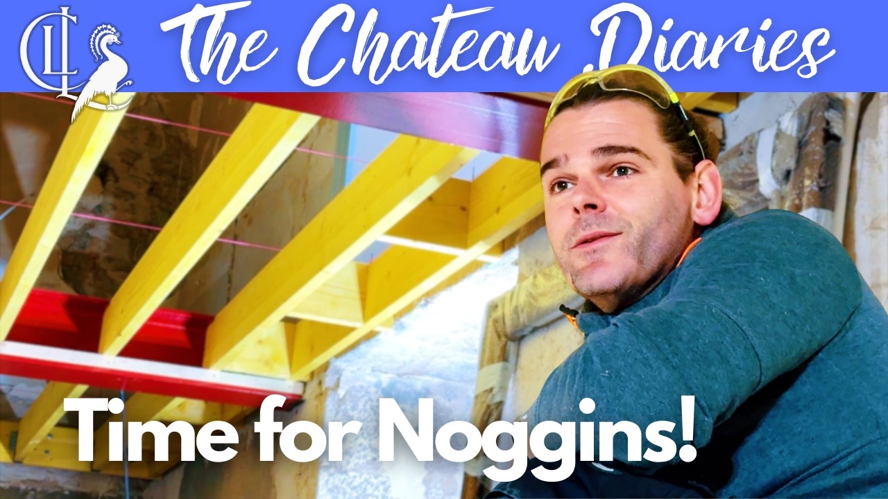 The NEXT STEP for the Chateau's Grand Salon: Noggins! 🏰🛠️