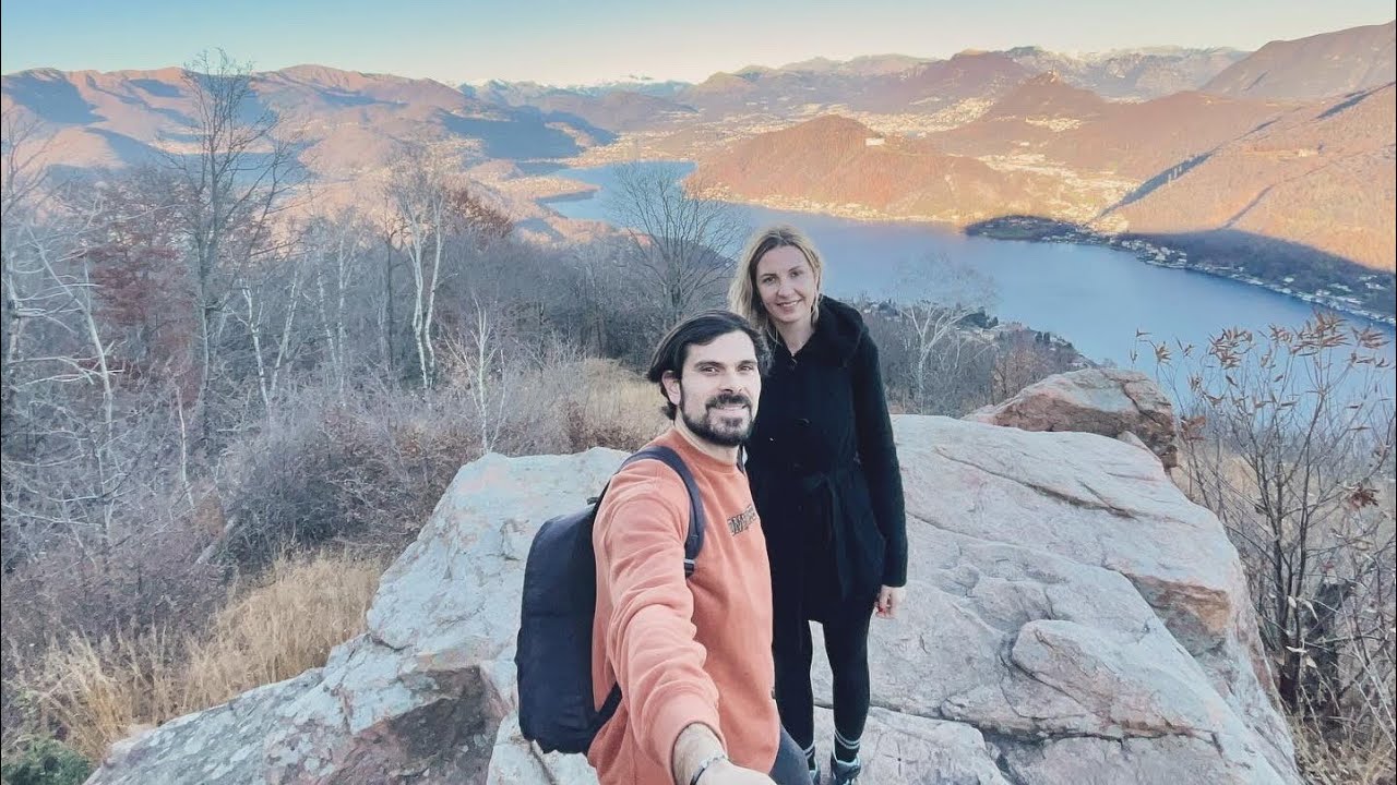 Hike Italia - Punta Sasso Paradiso - Relaxing Video - Trekking da Milano in treno per Porto Ceresio