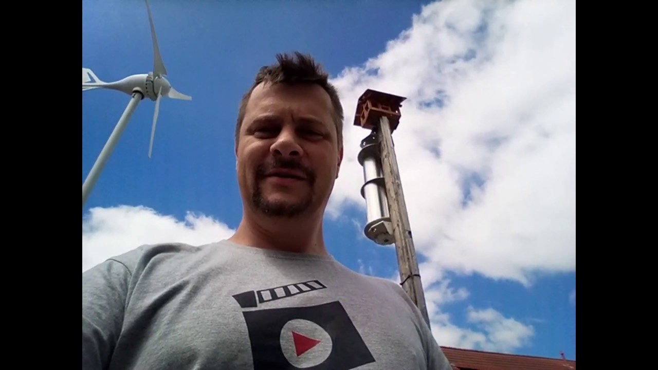 Seichter Nordwind ELVWIS II Hybrid in action #windkraft #windturbine #windkraftwerk #savonius #DCAC