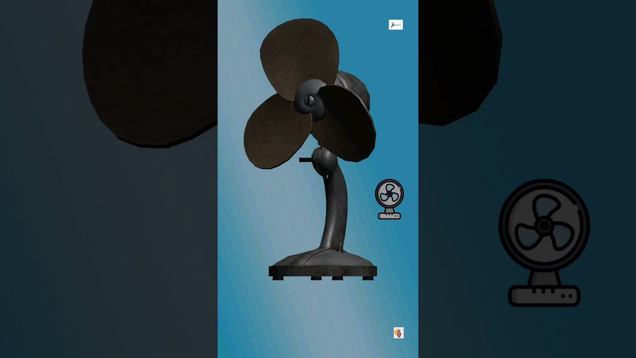 Sleek and Cool: The Ultimate Black Table Fan #shots #funny #funnymoments