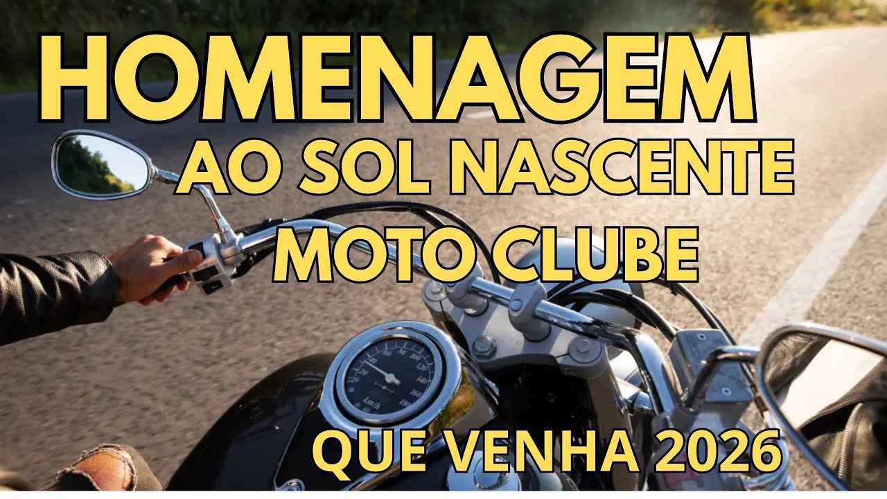 Uma homenagem ao Moto Clube Sol Nascente !