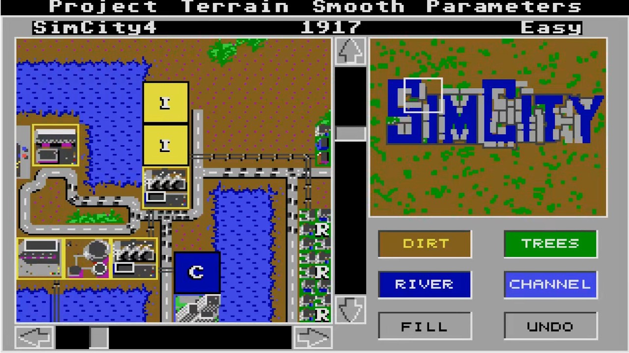 ATARI ST Sim City Terrain Editor ByTim Coupe Conrad, Brian Wright, Will Infogrames 1991 GAME UTILITY