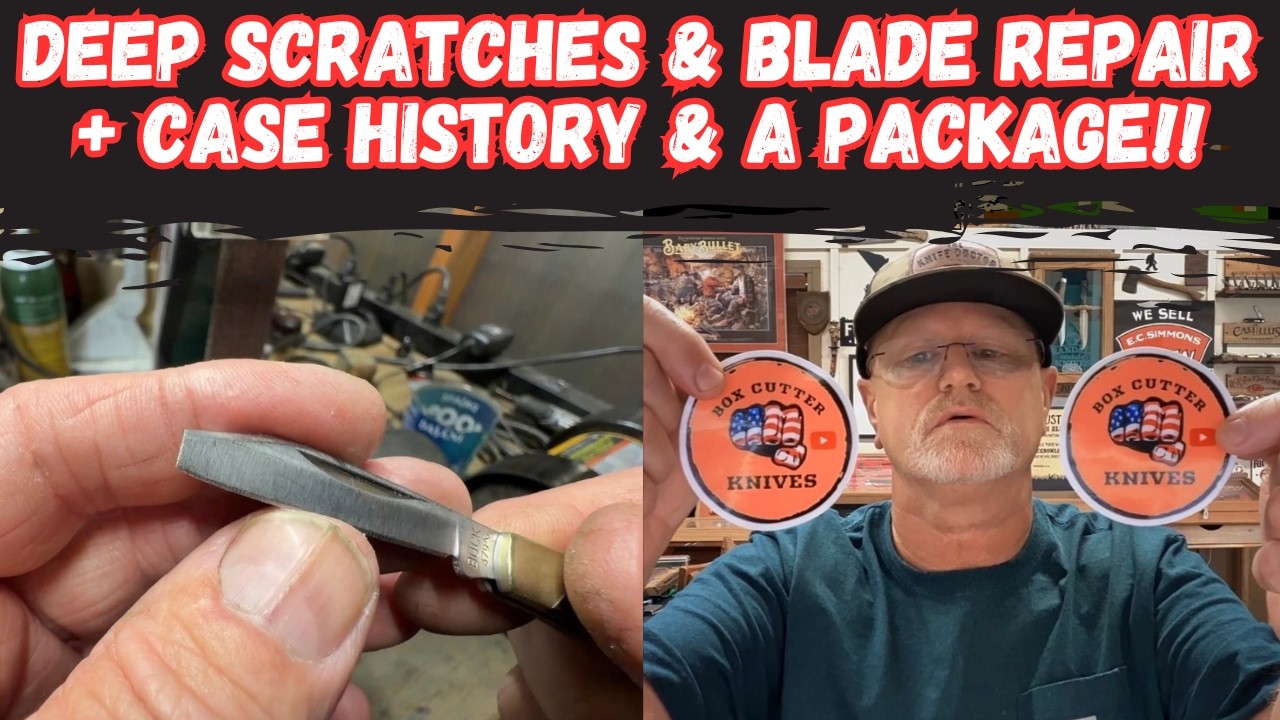 Scratch Removal From Bolsters and Buck Blade Repair! + Case Family History & Mississippi Package!