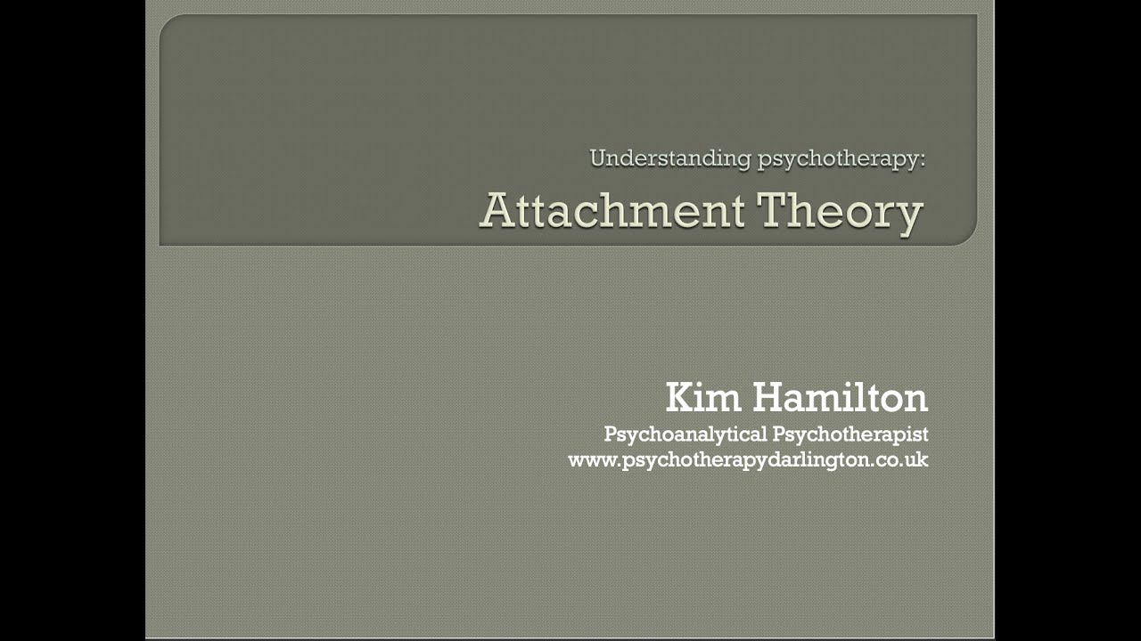 Introduction to Attachment Theory and the work of John Bowlby