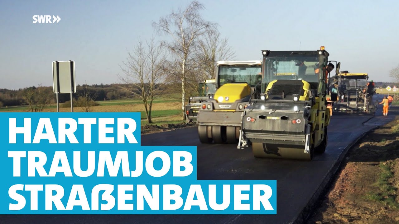 So entsteht eine neue Straße: Hightech und Teamwork im Straßenbau