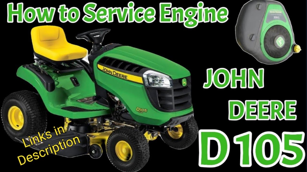 How to Service John Deere D105 with 17.5 Briggs and Stratton ( PART 1 )