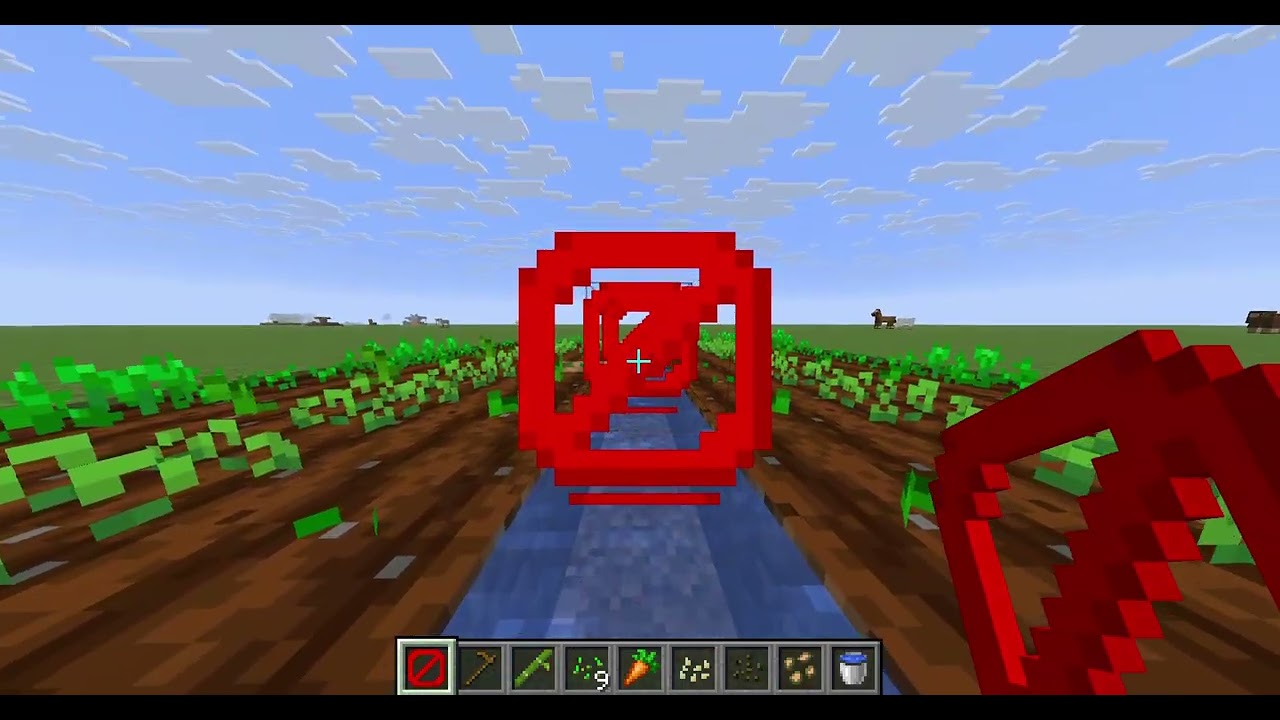 Minecraft'ta DEV tarla yaptım!