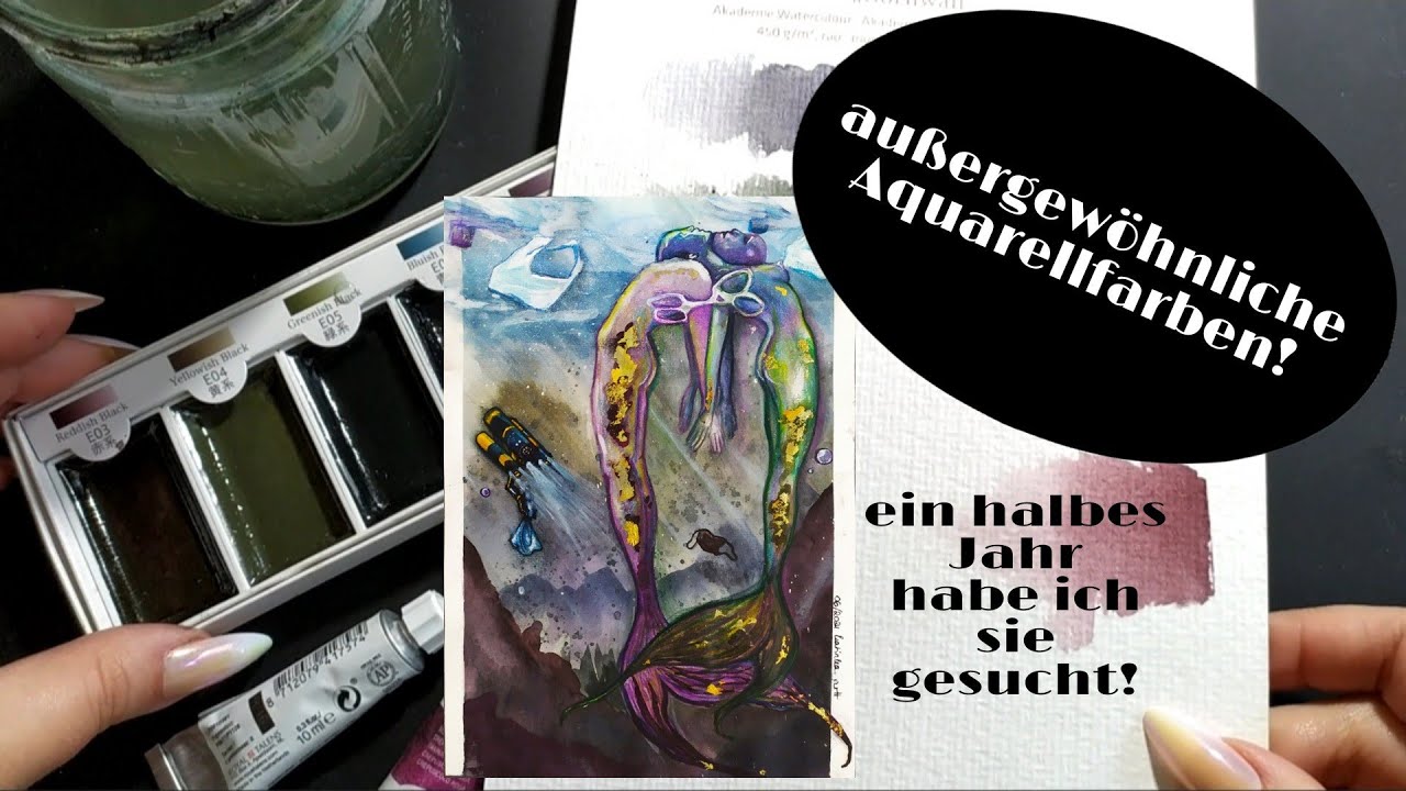 Solche Aquarellfarben hast du noch nie gesehen! boku-undo e sumi gansai