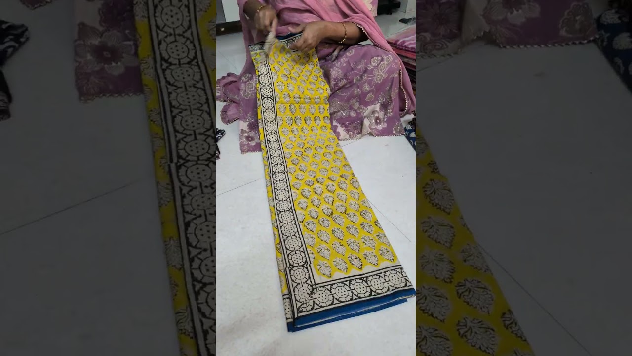 Pure mul cotton jaipur block prints price only 1200 #bestprice #purehandlooms#cottonsarees#saree 